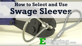 How to Select and Use Swage Sleeves  Installation Guide [upl. by Tracey]