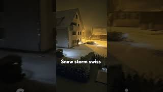 SNOW STORM IN SWITZERLAND music schneesturm food [upl. by Kendal]