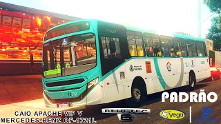 Próton Bus Simulador Lançamento do Caio Apache Vip V MercedesBenz OF1721L Padrão 12 e 35 [upl. by Mariana]