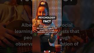 social learning theory  psychologyfacts psychology [upl. by Esorrebma225]