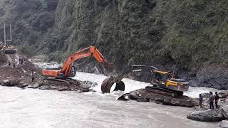 bhotekoshi excavator foryou automobile viralvideo NHR🇳🇵🇳🇵🇳🇵 [upl. by Trutko]