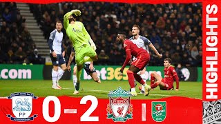 Highlights Preston 02 Liverpool  Origi scores an outrageous goal in the Carabao Cup [upl. by Odnanreh739]