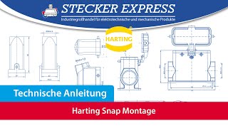 Montage eines Harting Han Snap Steckverbinders [upl. by Mervin]