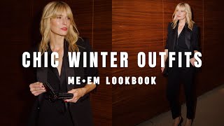 EFFORTLESSLY CHIC WINTER OUTFITS  MEEM TIMELESS LOOKBOOK [upl. by Assadah154]