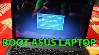 How to Boot Asus F550 Laptop From Bootable USB Drive to Install Windows 7810 [upl. by Chil326]