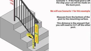 How To Install a DIY Handrail  Do It Yourself Handrail [upl. by Enajaras]