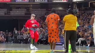 Johnny Furphy sings Kiss Me Thru the Phone and Pacers rookie dance off at Fan Jam 2024 [upl. by Euqinoj]