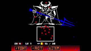 Unitale Merciless Asgore戦undertale fangame [upl. by Evreh]