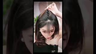 Slim face hairstyles foryou viralvideo shortfeed youtubeshorts [upl. by Hamlen822]