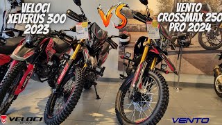 Nueva Vento Crossmax 250 Pro 2024😱 Vs Veloci Xeverus 300 2023🥵  ¿Cuál Comprarías😬 [upl. by Stalder]