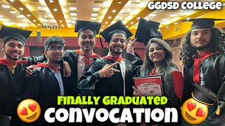 Finally Graduated 👨🏻‍🎓😍  Convocation Ceremony✨  College Dairies  Got Emotional 🥺 I GGDSD College [upl. by Rosol864]