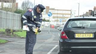 Ryan Tricks  Parking ticket through glass [upl. by Ahseinek269]