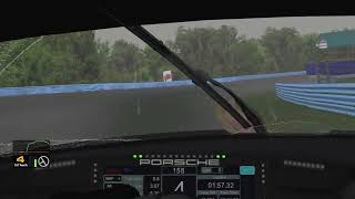 iRacing Onboard Lap Porsche 992 GT3R at Watkins Glen Wet 24S4 Simucube Series [upl. by Truk]