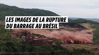 Les images impressionnantes de la rupture du barrage au Brésil [upl. by Dal]