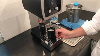 La Marzocco prototype Automatic milk steamer [upl. by Osrock]