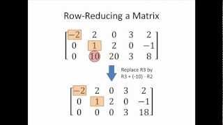 Elementary Linear Algebra Echelon Form of a Matrix Part 2 [upl. by Berns]