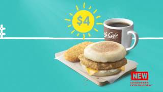 McDonalds Get up and Go Singapore Chicken Muffin Extra Value Meal and Nets FlashPay [upl. by Xet]