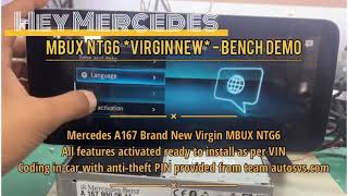 Mercedes MBUX NTG6 System with Apple CarPlay Android auto activated [upl. by Vitek]