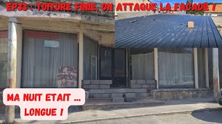 EP33  TOITURE FINIE NUIT DIFFICILE DEBUT DE LA FACADE LES TRAVAUX DE LA MAISON EN RUINE AVANCENT [upl. by Grantham984]