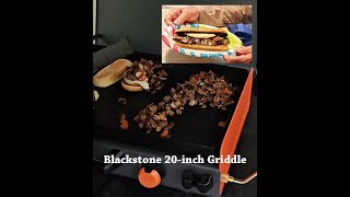 2024 Blackstone 20 inch Griddle Cheesesteak [upl. by Idalina]