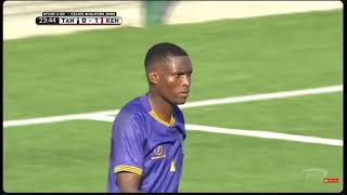 KENYAS KEVIN WANGAYA GOAL AGAINST TANZANIA [upl. by Seaton]