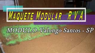 Maquete modular R V A Aplicação de grama estatica [upl. by Sul949]