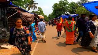 Walking In India  Market Building  Bhubaneswar  Odisha  Orissa  India walk tour  Odisha Walks [upl. by Halet]