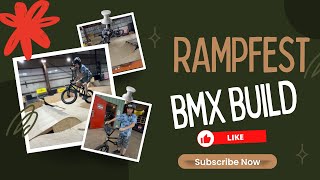 new BMX build with mick Bayzand at Rampfest [upl. by Wadesworth]