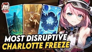 Negate  High Switch Cost  Freeze  GG Charlotte Freeze Deck  Genshin TCG [upl. by Damales]