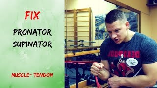 FIX FOREARM PAIN Get rid of pain in pronator and supinator muscle or tendon [upl. by Amsirahc860]