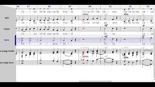 Gounod messe breve No 7 Agnus Dei Bass [upl. by Annahc]