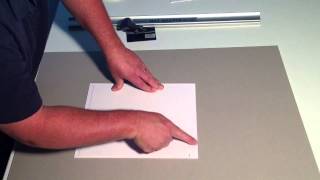 Picture Framing Cutting A Double Mat [upl. by Dnob]