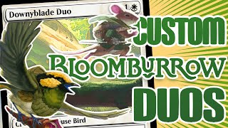 Designing More Bloomburrow Duo Cards  A Custom Card Video [upl. by Nmutua267]