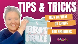 How to Use Iron on Vinyl with Cricut  Tips and Tricks for Beginners and Pros [upl. by Venterea]