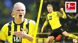 Erling Haalands Most Spectacular Strikes 🔥 Top 5 Acrobatic Goals [upl. by Akiraa]