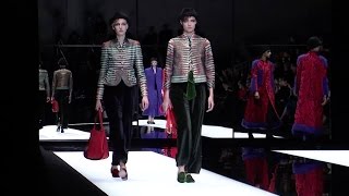 Giorgio Armani  20172018 Fall Winter Womens Fashion Show [upl. by Assirat139]