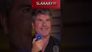 Simon Cowell Is A Massive Fan Of GINGZILLA shorts xfactor simoncowell [upl. by Suirtimid]