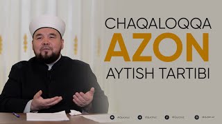 Chaqaloqqa azon aytish tartbi [upl. by Earehs]