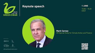 Green Swan Conference 2023 Keynote address by Mark Carney [upl. by Powe]