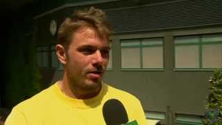 Stanislas Wawrinka takes the Wimbledon fan quiz [upl. by Lamori]