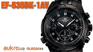 Casio Edifice EF 535BK 1AV [upl. by Okemak]