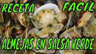 ✅✅ALMEJAS en SALSA VERDE✅✅receta CASERA 7 MINUTOS✅✅✅ [upl. by Nawud]