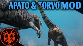 Torvosaurus and Apatosaurus  Path of Titans Mod Spotlight [upl. by Navets]