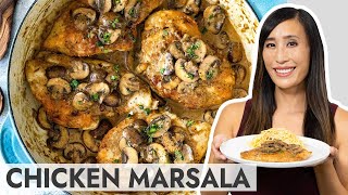 Delicious Chicken Marsala Recipe  Easy to Make and Full of Flavor [upl. by Lewis800]