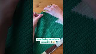 Crochet Christmas tree advent calender 🎄 crochet crocheting christmas [upl. by Hudson]