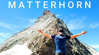 Wandern zur Hörnlihütte am MATTERHORN in Zermatt Kanton Wallis Schweiz [upl. by Lupee]