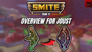 EVERYTHING Changing In Smite Year 11 For Joust  Overview [upl. by Oballa]