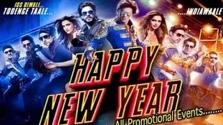 HAPPY NEW YEAR  Promotional Events Of the Movie [upl. by Schonthal]