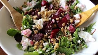 Roasted Beet Salad with Walnuts amp Feta [upl. by Hoon904]