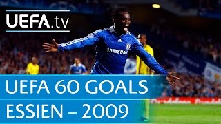 Michael Essien v Barcelona 2009 60 Great UEFA Goals [upl. by Parik]